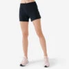 Kalenji Short Running Femme - KIPRUN Run 100 Noir -CourseKalenji short running femme kiprun run 100 noir