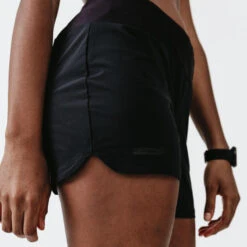 Kalenji Short Running Femme - KIPRUN Run 100 Noir -CourseKalenji short running femme kiprun run 100 noir 4