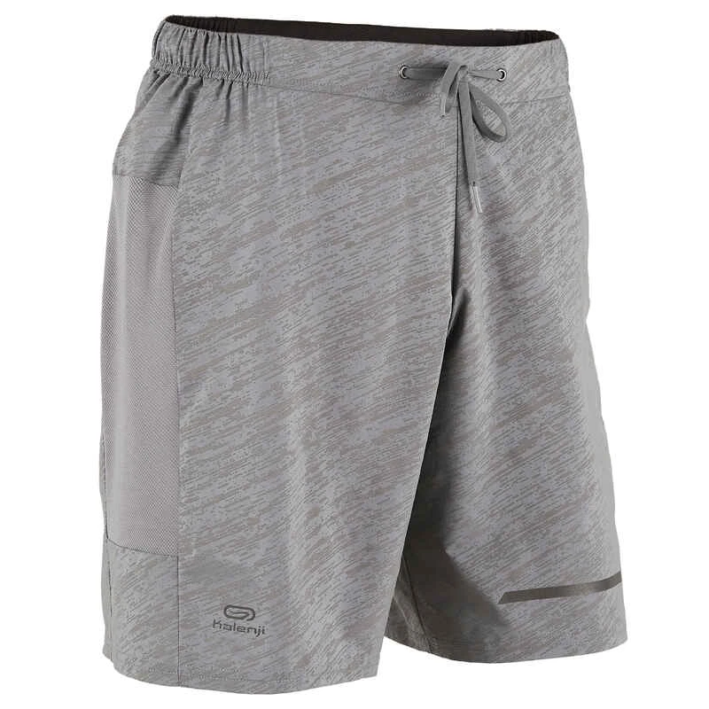 Kalenji SHORT RUNNING HOMME RUN DRY + N GRIS CLAIR 3 Kalenji SHORT RUNNING HOMME RUN DRY + N GRIS CLAIR