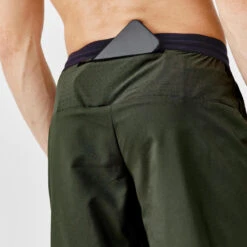 Kalenji Short Running Respirant 2 En 1 Homme - Dry 550 Khaki -CourseKalenji short running respirant 2 en 1 homme dry 550 khaki 2