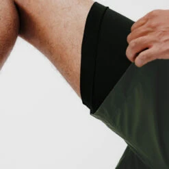 Kalenji Short Running Respirant 2 En 1 Homme - Dry 550 Khaki -CourseKalenji short running respirant 2 en 1 homme dry 550 khaki 3