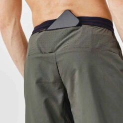 Kalenji Short Running Respirant Homme - Dry+ Olive Noire -CourseKalenji short running respirant homme dry bleu fonce 3