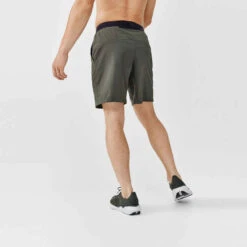 Kalenji Short Running Respirant Homme - Dry+ Olive Noire -CourseKalenji short running respirant homme dry bleu fonce 4