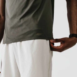 SHORT 2 EN 1 DE RUNNING HOMME AVEC BOXER Intégré KALENJI DRY + BEIGE LIN -CourseKalenji short running run dry noir homme 3