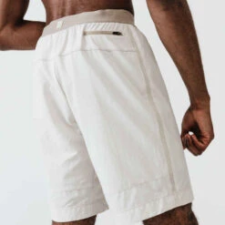 SHORT 2 EN 1 DE RUNNING HOMME AVEC BOXER Intégré KALENJI DRY + BEIGE LIN -CourseKalenji short running run dry noir homme 5