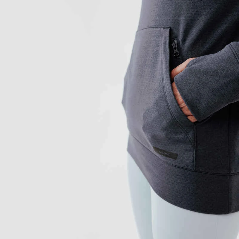 Kalenji Sweat à Capuche Running Chaud Femme - Hood 500 Gris Foncé 7 Kalenji Sweat à Capuche Running Chaud Femme - Hood 500 Gris Foncé – Image 6