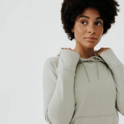 Kalenji Sweat à Capuche Running Chaud Femme - Hood 500 Kaki 12 Kalenji Sweat à Capuche Running Chaud Femme - Hood 500 Kaki -CourseKalenji sweat a capuche running chaud femme hood 500 kaki 3