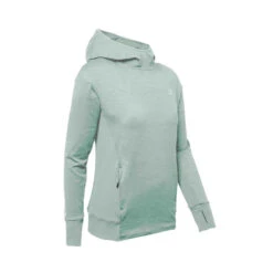 Kalenji Sweat Running à Capuche Femme - Warm Vert -CourseKalenji sweat capuche running run warm noir femme 6