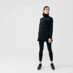 Kalenji Sweat Running Chaud Long Femme - Warm+ Long Noir -CourseKalenji sweat chaud long femme de running noir 3