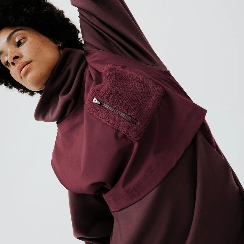 Kalenji Sweat Running Chaud Long Femme - Warm+ Long Marron 6 Kalenji Sweat Running Chaud Long Femme - Warm+ Long Marron – Image 4