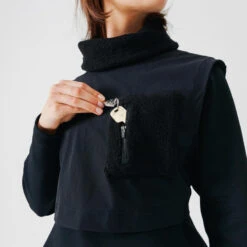 Kalenji Sweat Running Chaud Long Femme - Warm+ Long Noir -CourseKalenji sweat running chaud long femme warm long noir 6