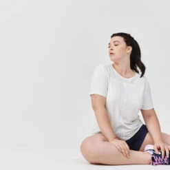 Kalenji T-shirt Respirant Running Femme - Dry+ Breath Blanc -CourseKalenji t shirt respirant running femme dry breath blanc 4