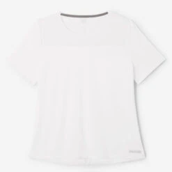 Kalenji T-shirt Respirant Running Femme - Dry+ Breath Blanc -CourseKalenji t shirt respirant running femme dry breath blanc 7