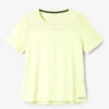 Kalenji T-shirt Respirant Running Femme - Dry+ Breath Jaune Fluo 2 Kalenji T-shirt Respirant Running Femme - Dry+ Breath Jaune Fluo -CourseKalenji t shirt respirant running femme dry breath jaune fluo