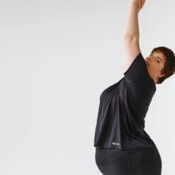 Kalenji T-shirt Respirant Running Femme (grande Taille) - Dry Noir -CourseKalenji t shirt respirant running femme grande taille dry noir 3