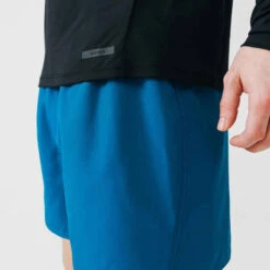 Kalenji Men's Running Breathable Long-Sleeved T-shirt Sun Protect - Black -CourseKalenji t shirt running anti uv homme blanc 5