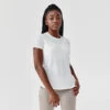 Kalenji T-shirt Running Doux Et Respirant Femme - Soft Blanc -CourseKalenji t shirt running doux et respirant femme soft blanc