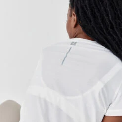 Kalenji T-shirt Running Doux Et Respirant Femme - Soft Blanc -CourseKalenji t shirt running doux et respirant femme soft blanc 2