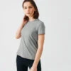 Kalenji T-shirt Running Doux Et Respirant Femme - Soft Kaki