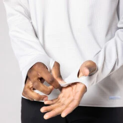 Kalenji T-shirt Running Manches Longues Chaud Homme - Warm 500 Beige -CourseKalenji t shirt running manches longues chaud homme warm 500 beige 3