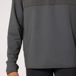 Kalenji T-shirt Running Manches Longues Chaud Homme - Warm 500 Vert Foncé -CourseKalenji t shirt running manches longues chaud homme warm 500 vert fonce 5