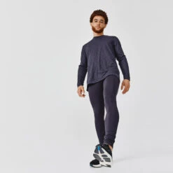 Kalenji T-shirt Running Manches Longues Respirant Homme - Dry+ Noir -CourseKalenji t shirt running manches longues respirant homme dry noir 3