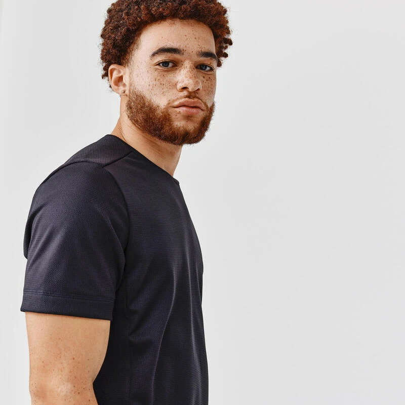 Kalenji T-shirt Running Respirant Homme - Dry Noir 6 Kalenji T-shirt Running Respirant Homme - Dry Noir – Image 4