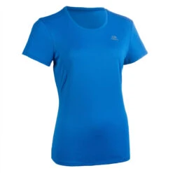 Kalenji Tee Shirt Athlétisme Femme Club Personnalisable Bleu