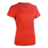 Kalenji Tee Shirt Athlétisme Femme Club Personnalisable Rouge -CourseKalenji tee shirt athletisme femme club personnalisable rouge