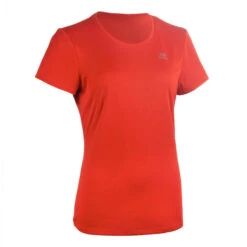 Kalenji Tee Shirt Athlétisme Femme Club Personnalisable Rouge