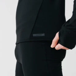 TEE SHIRT MANCHES LONGUES DE RUNNING CHAUD HOMME KALENJI NOIR -CourseKalenji tee shirt manches longues de running chaud homme kalenji noir 5