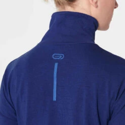 Kalenji T-SHIRT MANCHES LONGUES FEMME DE RUNNING RUN DRY+ BLEU -CourseKalenji tee shirt manches longues running run dry feel gris carbone femme 6