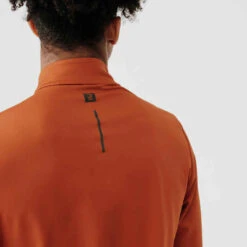 Kalenji TEE SHIRT MANCHES LONGUES RUNNING RUN WARM ORANGE -CourseKalenji tee shirt manches longues running run warm bleu fonce homme 3