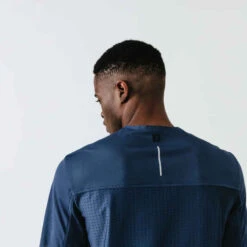 Kalenji T-shirt Running Respirant Et Ventilé Homme - Dry+ Breath Bleu Ardoise -CourseKalenji tee shirt running homme respirant kalenji dry breath bleu ardoise 4