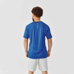 Kalenji T-shirt Running Respirant Homme - Dry+ Bleu Foncé -CourseKalenji tee shirt running run dry blanc casse homme 2