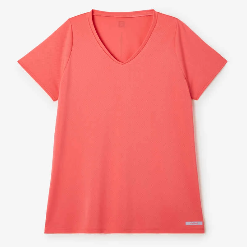Kalenji T-shirt Manches Courtes Running Respirant Femme - Dry Corail 7 Kalenji T-shirt Manches Courtes Running Respirant Femme - Dry Corail – Image 5