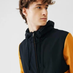 VESTE A CAPUCHE DE RUNNING HOMME KALENJI WARM + MARRON OCRE -CourseKalenji veste a capuche de running homme kalenji warm marron ocre 7