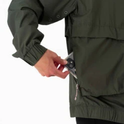 Kalenji Veste Running Coupe Vent Femme - Wind Breath Kaki -CourseKalenji veste coupe vent femme de running kaki 5