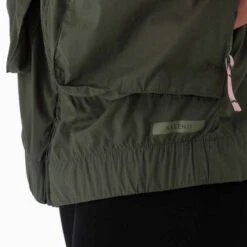 Kalenji Veste Running Coupe Vent Femme - Wind Breath Kaki -CourseKalenji veste coupe vent femme de running kaki 9