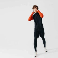 VESTE COUPE VENT SANS MANCHE DE RUNNING HOMME KALENJI RUN WIND NOIR -CourseKalenji veste coupe vent sans manches de running homme kalenji run wind noir 2