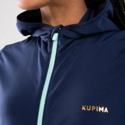 Kalenji VESTE D'ATHLÉTISME FEMME WARM BLEUE MARINE & BLEU CIEL -CourseKalenji veste dathletisme femme warm bleue marine and bleu ciel 12