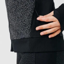 Kalenji Veste Running à Capuche Femme - Warm Noir Motifs Réfléchissants -CourseKalenji veste running a capuche femme warm noir motifs reflechissants 9