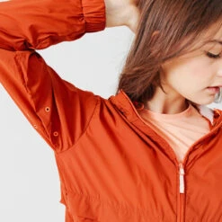 Kalenji Veste Running Coupe Vent Femme - Wind Breath Marron -CourseKalenji veste running coupe vent femme wind breath marron 14