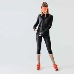 Kalenji VESTE DE RUNNING FEMME RUN DRY NOIR -CourseKalenji veste running run dry noir femme 2